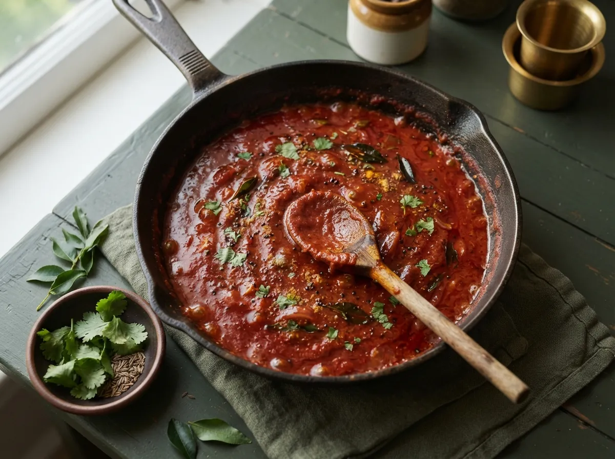 Step 3: Prepare the Tomato Gravy