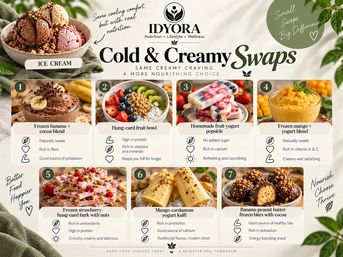 Cold & Creamy Swaps: Better Ways to Satisfy Your Sweet Cravings