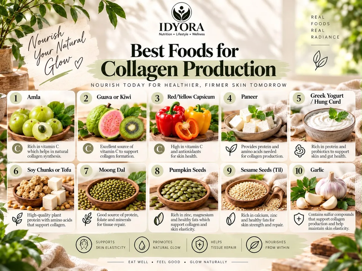 Nourish Your Natural Glow: Everyday Foods to Support Collagen Production