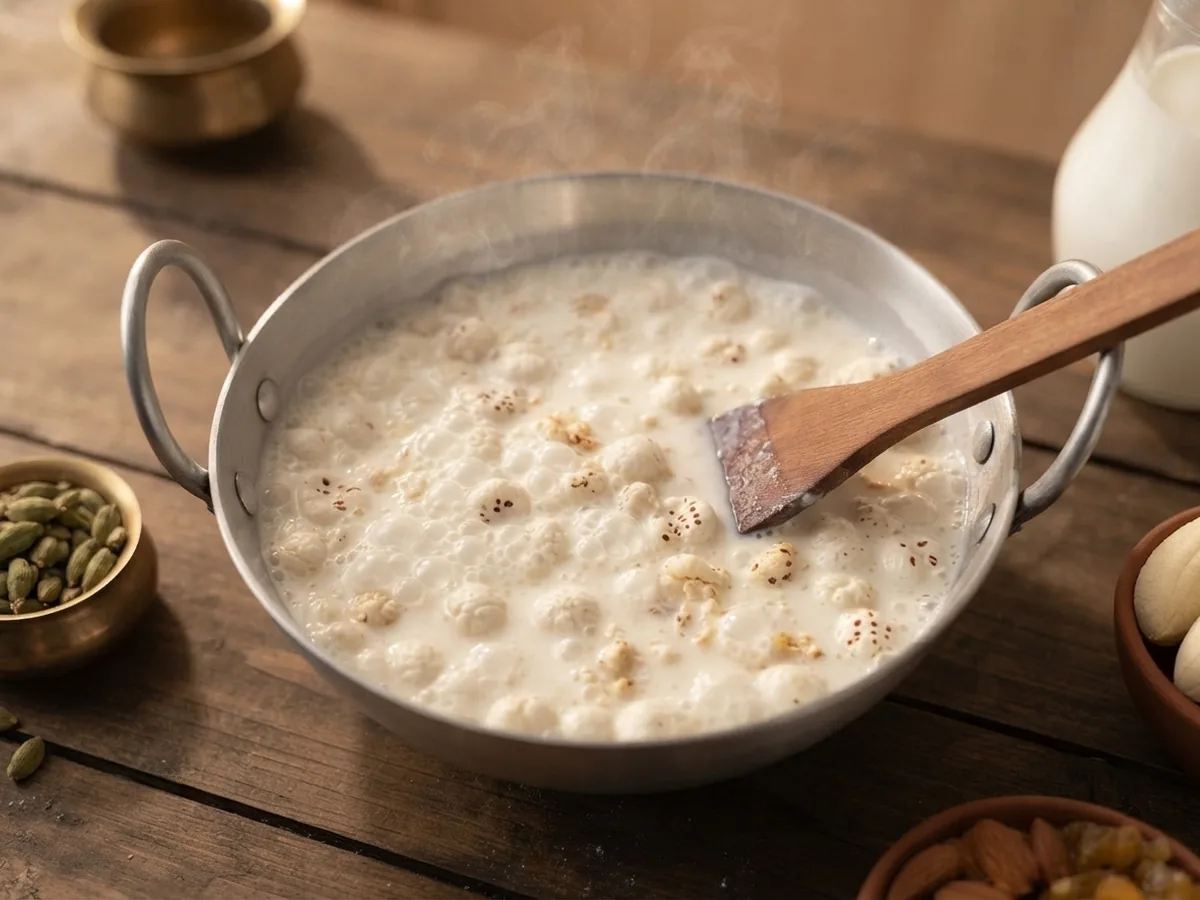 Step 2: Simmer the Milk