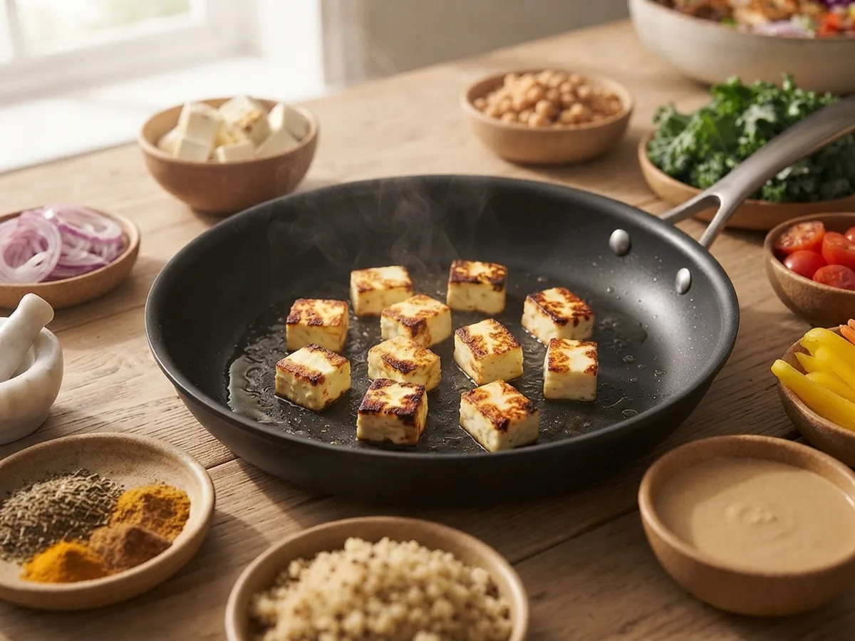 Step 2: Grill the Paneer