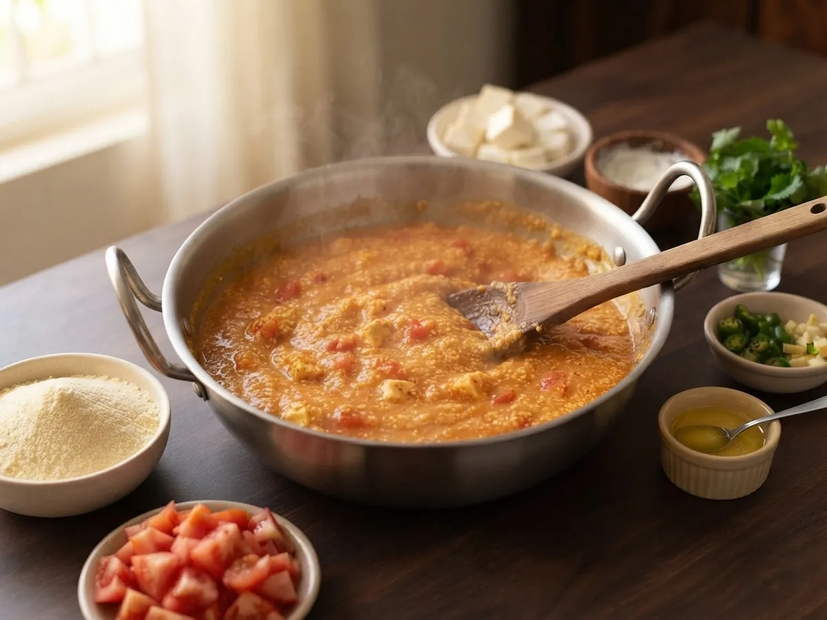 Step 5: Mix and Simmer