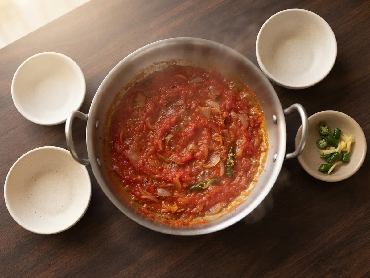 Step 3: Cook Tomato Base