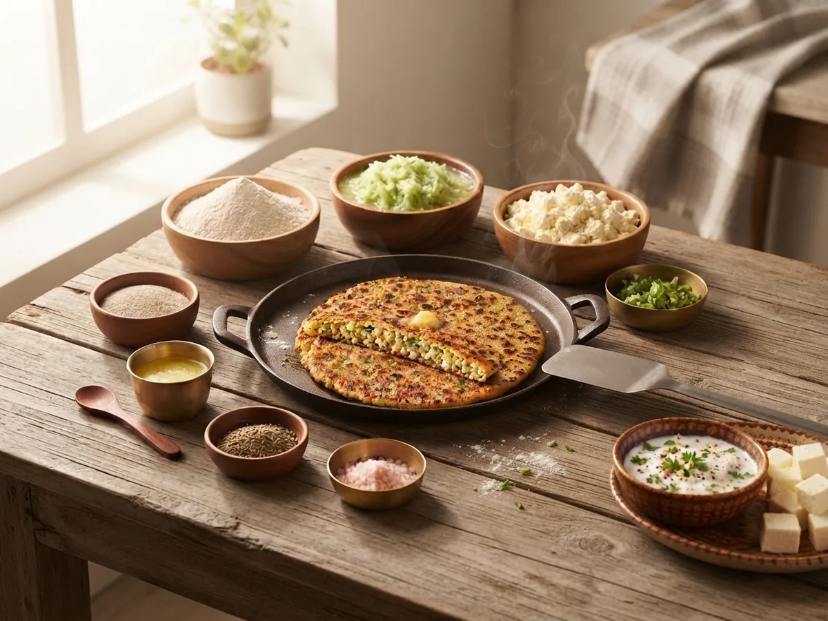 Step 4: Cook the Parathas