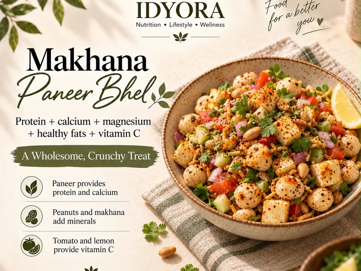 Makhana Paneer Bhel