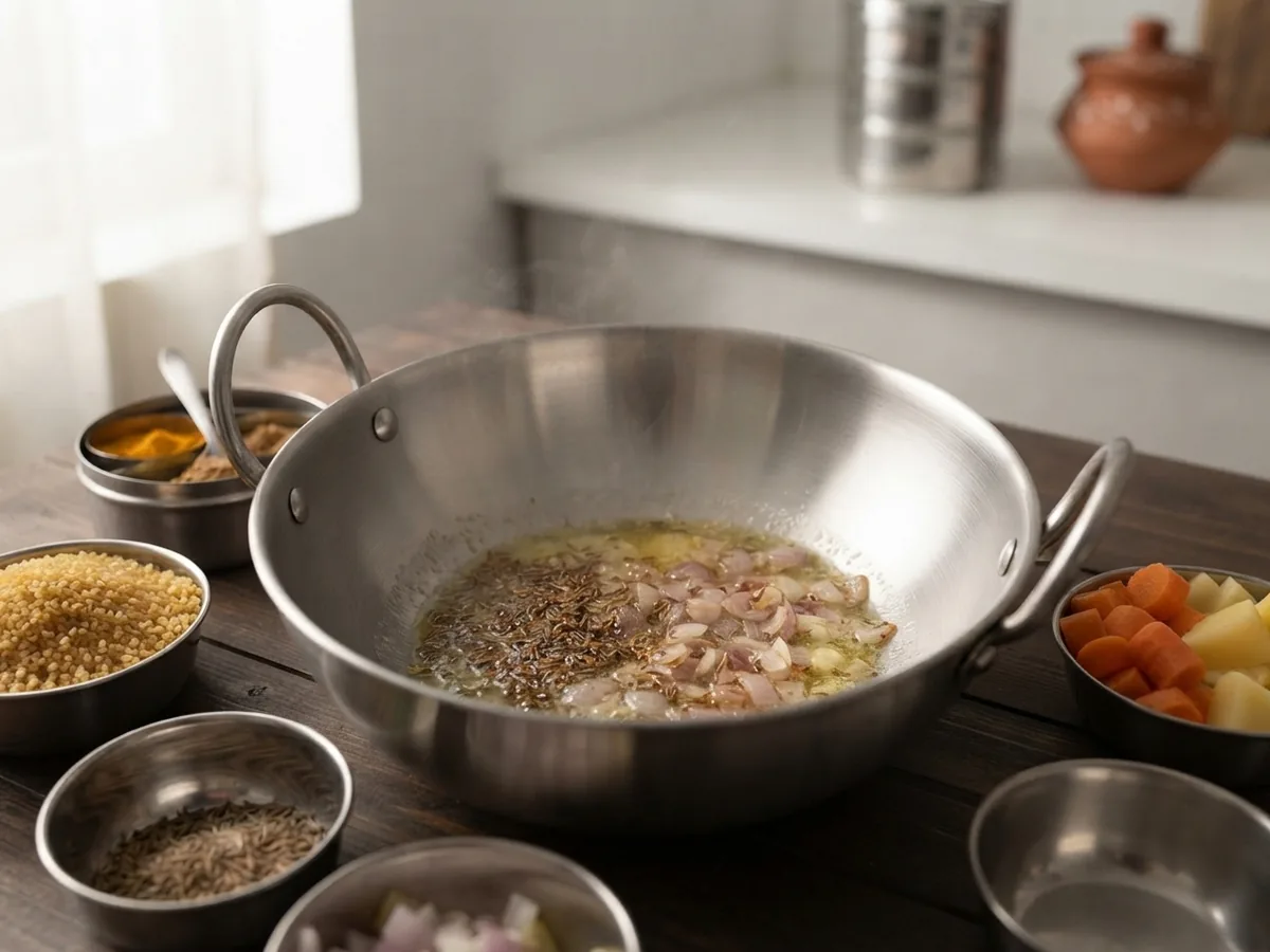 Step 2: Sauté Aromatics