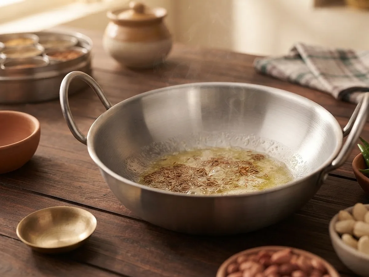 Step 2: Sauté the Cumin