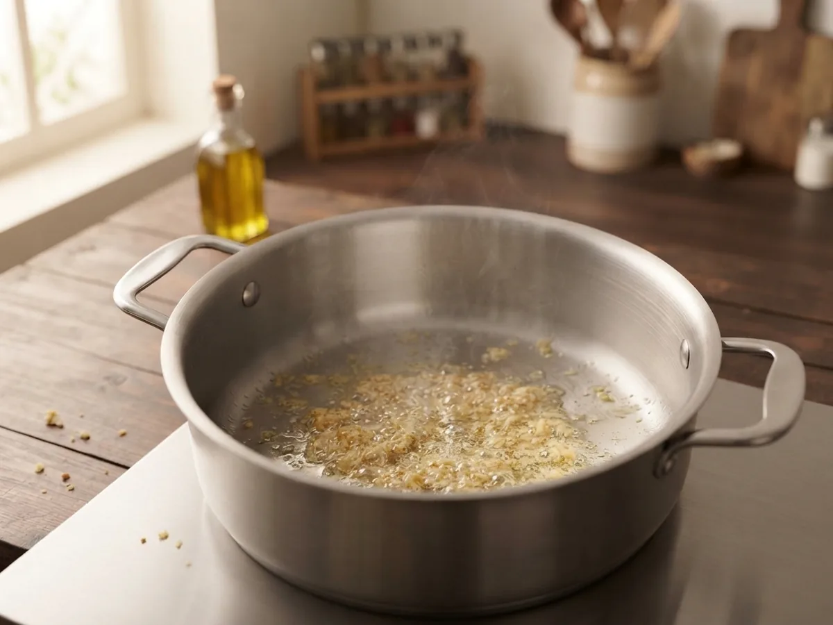 Step 1: Sauté Aromatics