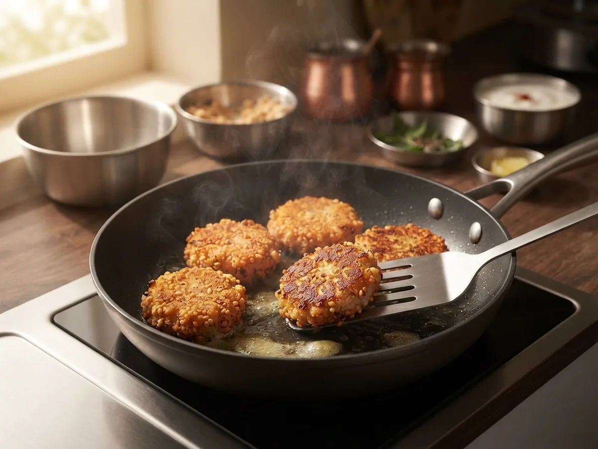 Step 3: Pan-fry the Tikka