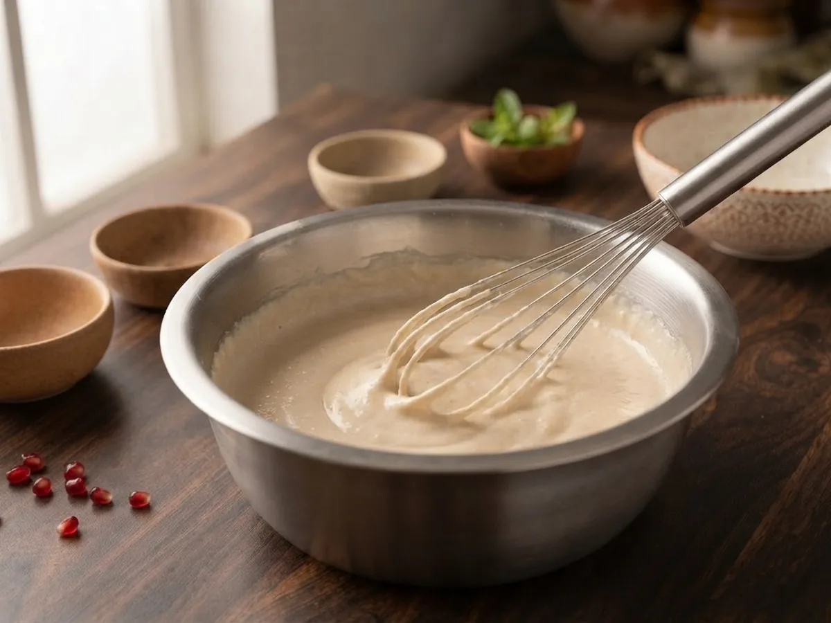 Step 2: Whisk until Smooth