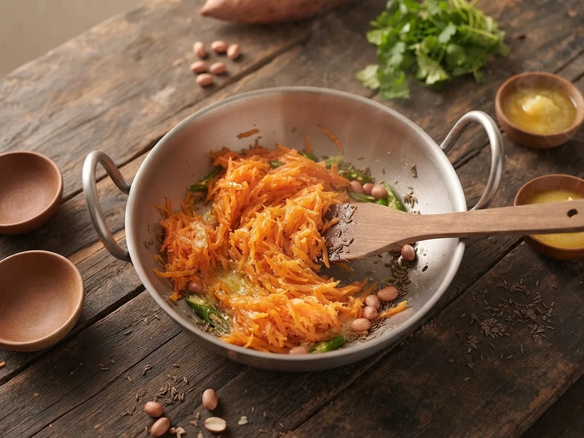 Step 2: Sauté Sweet Potato