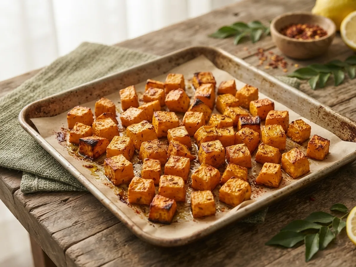 Step 1: Roast Sweet Potatoes